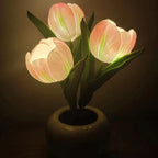 Table Lamp Lifelike Tulip Warm White USB Powered