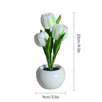 Table Lamp Lifelike Tulip Warm White USB Powered