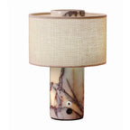 Table Lamp Marble Base Touch Control Rechargeable & Plug-In