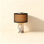 Table Lamp Marble Base Touch Control Rechargeable & Plug-In