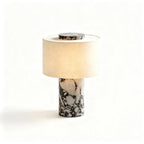 Table Lamp Marble Base Touch Control Rechargeable & Plug-In