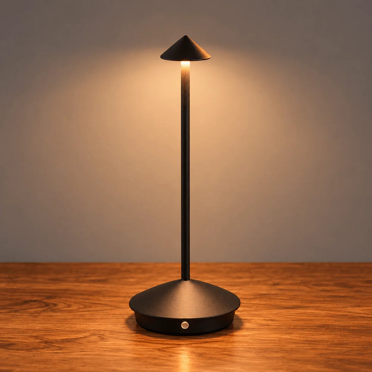 Table Lamp Mushroom Design Cordless Rechargeable Touch Dimming