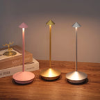 Table Lamp Mushroom Design Cordless Rechargeable Touch Dimming