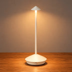 Table Lamp Mushroom Design Cordless Rechargeable Touch Dimming