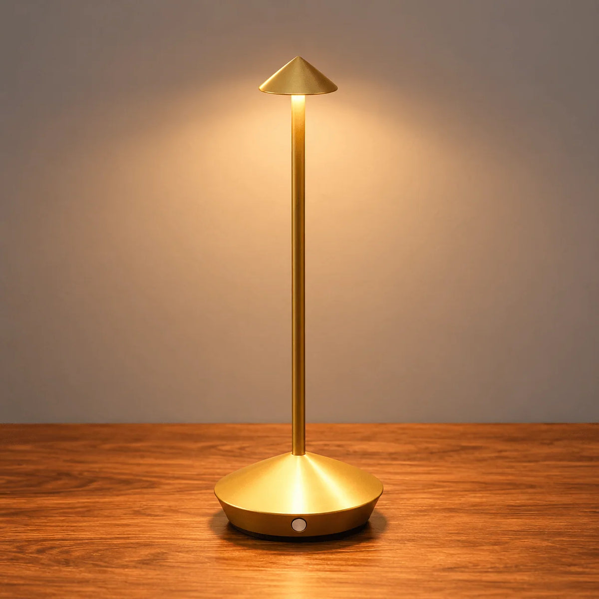 Table Lamp Mushroom Design Cordless Rechargeable Touch Dimming