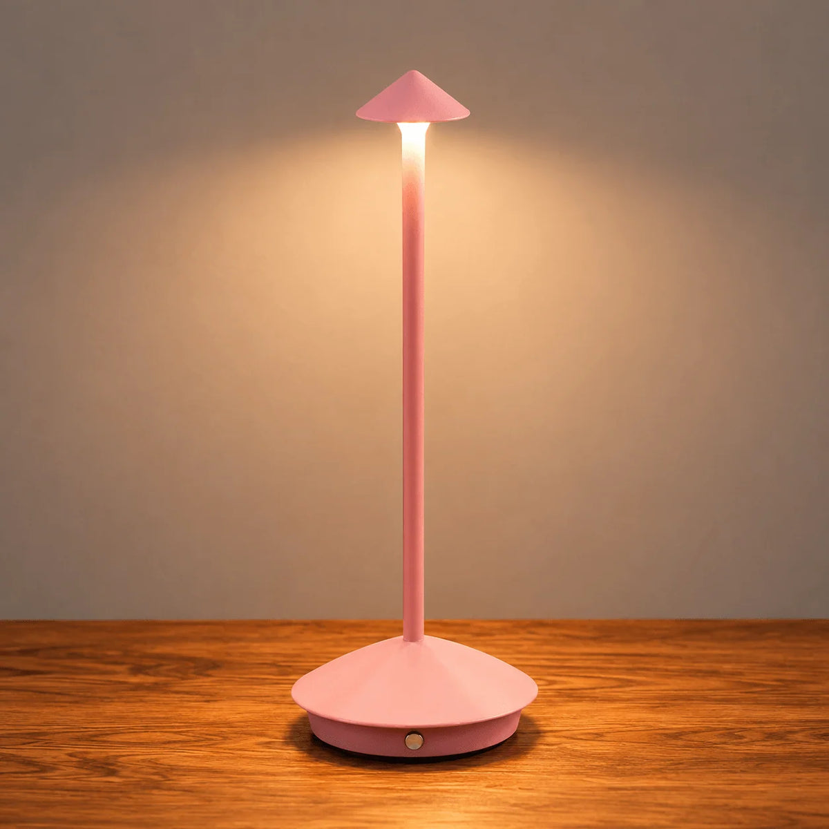 Table Lamp Mushroom Design Cordless Rechargeable Touch Dimming