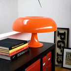Table Lamp Mushroom Design Opal Effect Shade