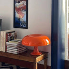 Table Lamp Mushroom Design Opal Effect Shade