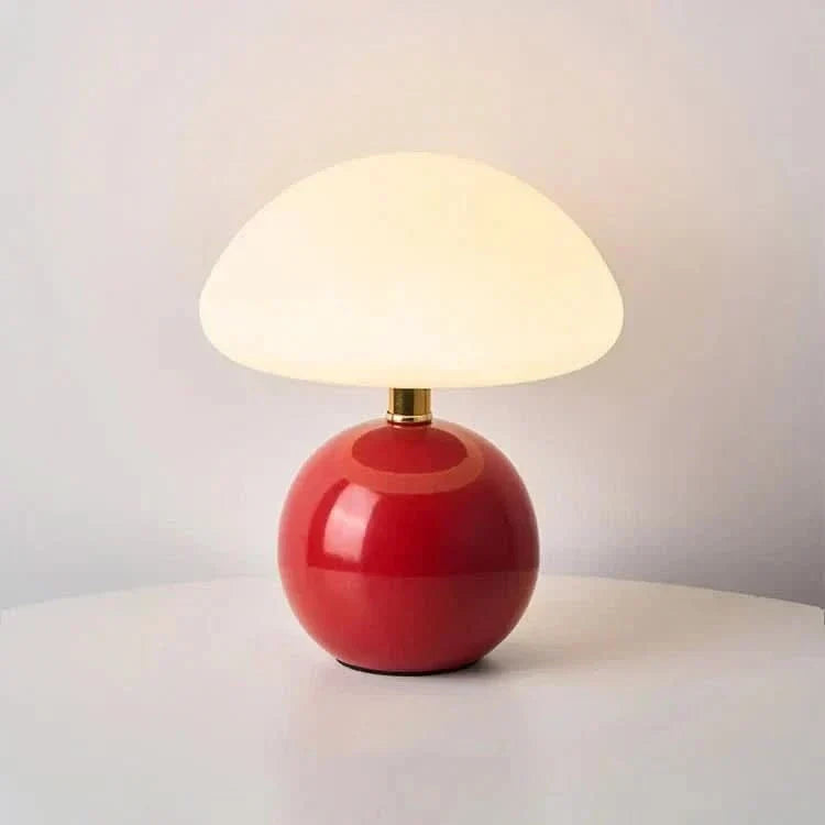 Table Lamp Mushroom Design Three Adjustable Light Modes Soft Diffused Lighting