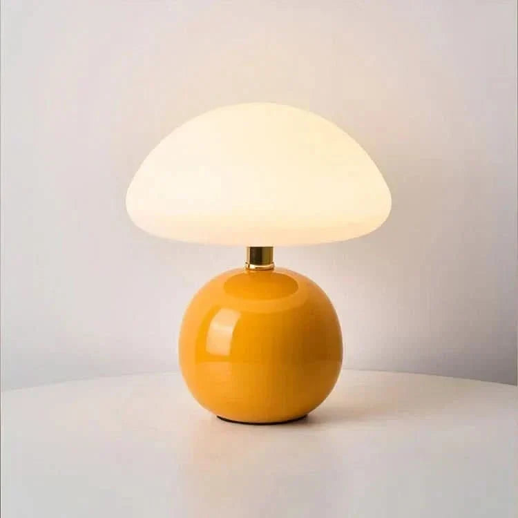 Table Lamp Mushroom Design Three Adjustable Light Modes Soft Diffused Lighting