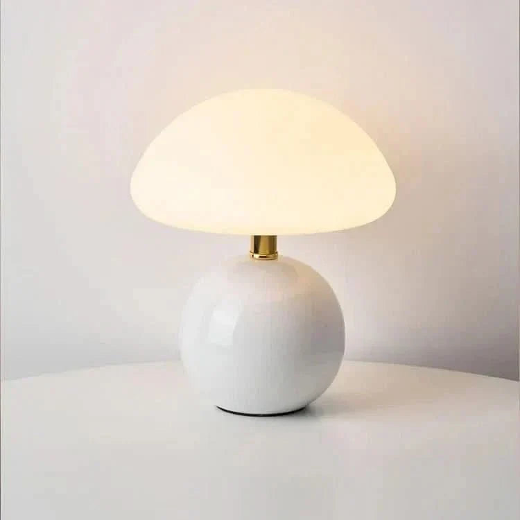 Table Lamp Mushroom Design Three Adjustable Light Modes Soft Diffused Lighting