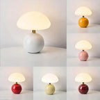 Table Lamp Mushroom Design Three Adjustable Light Modes Soft Diffused Lighting
