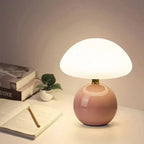 Table Lamp Mushroom Design Three Adjustable Light Modes Soft Diffused Lighting