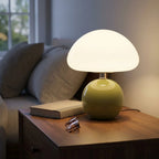 Table Lamp Mushroom Design Three Adjustable Light Modes Soft Diffused Lighting