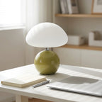 Table Lamp Mushroom Design Three Adjustable Light Modes Soft Diffused Lighting