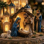 Table Lamp Nativity Illuminated 15cm