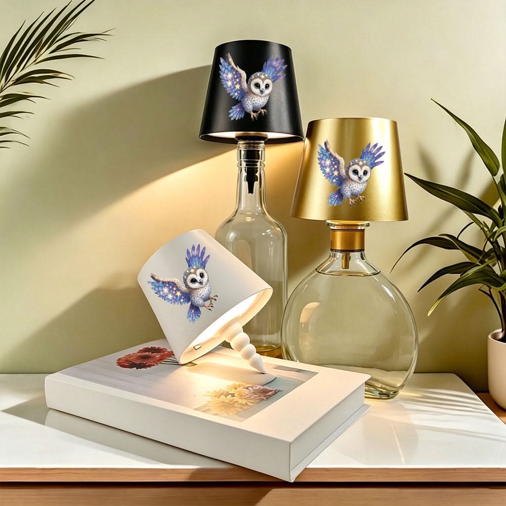 Table Lamp Rechargeable Touch Dimming Three Color Modes
