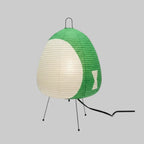 Table Lamp Rice Paper Shade Warm Diffused Light