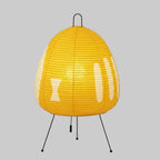 Table Lamp Rice Paper Shade Warm Diffused Light