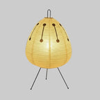 Table Lamp Rice Paper Shade Warm Diffused Light