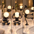 Table Lamp Robot Bendable Arms & Suction Cups Battery-Powered