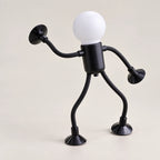 Table Lamp Robot Bendable Arms & Suction Cups Battery-Powered