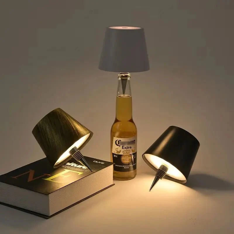 Table Lamp USB Rechargeable Touch Dimmable 3 Color Modes