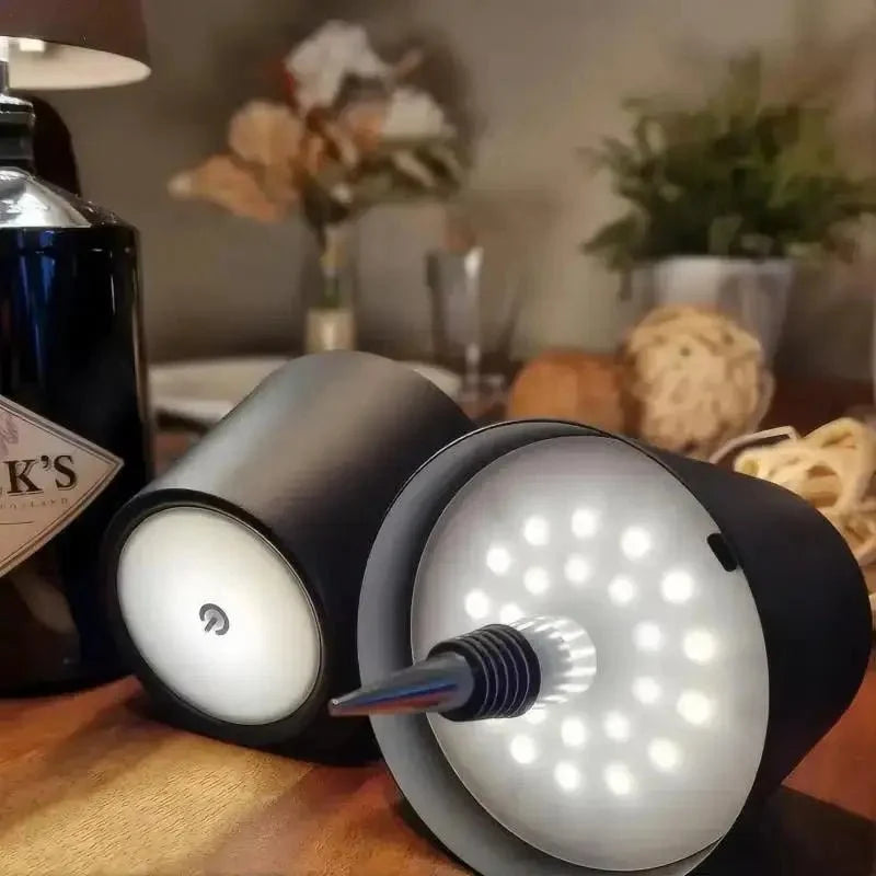 Table Lamp USB Rechargeable Touch Dimmable 3 Color Modes