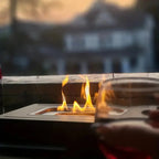 Tabletop Bio-Ethanol Fireplace Stainless Steel Indoor & Outdoor