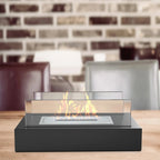 Tabletop Bio-Ethanol Fireplace Stainless Steel Indoor & Outdoor