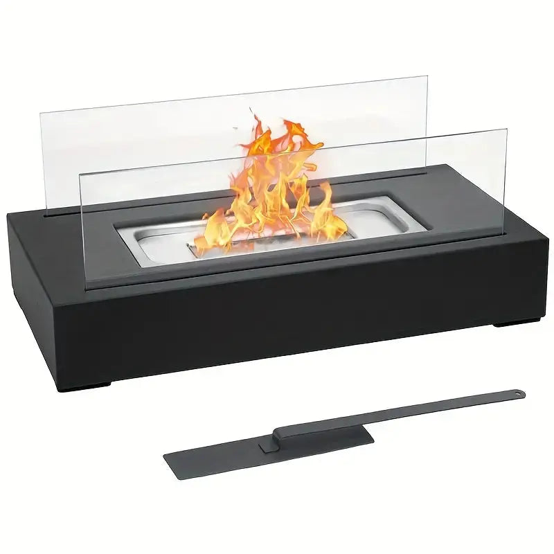 Tabletop Bio-Ethanol Fireplace Stainless Steel Indoor & Outdoor