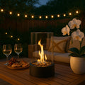 Tabletop Fireplace Bioethanol Smoke-Free Real Flames