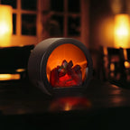 Tabletop Fireplace Light Flame-Effect Battery & USB