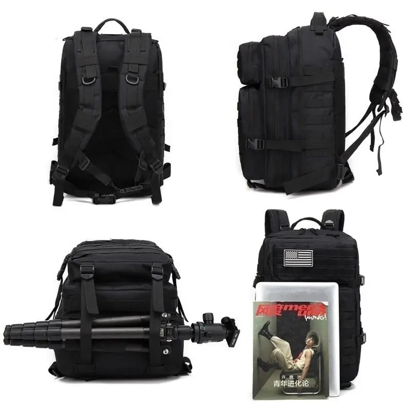 Tactical Backpack Water-Repellent Nylon Laptop Sleeve & MOLLE