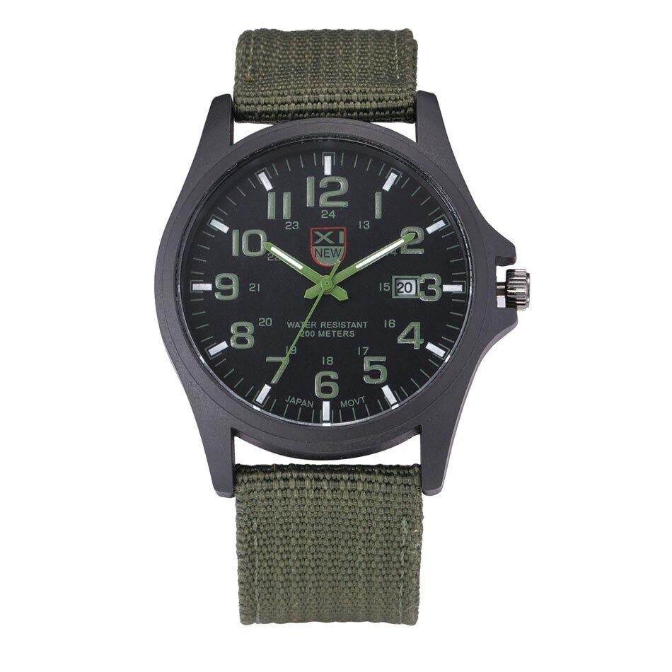 Tactical Watch Shock-Resistant Illuminated Dial Splash-Resistant