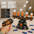 Target Shooting Game Foam Blaster Moving Targets