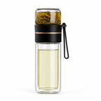 Tea Infuser Bottle Separated Chamber Stainless Steel Filter