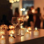 Tealight Candles Rechargeable LED With Remote & Timer