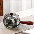 Teapot Heat-Resistant Glass Rotating Design 16.9 Oz