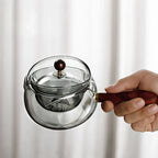 Teapot Heat-Resistant Glass Rotating Design 16.9 Oz