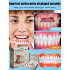 Temporary Dental Veneers Moldable Reusable Upper & Lower Set