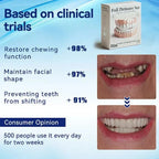 Temporary Dental Veneers Moldable Reusable Upper & Lower Set