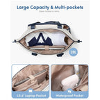 Tennis Gear Bag Weather-Resistant Spacious Compartment Detachable Shoulder Strap
