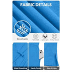 Terry Bathrobe Hooded Lightweight Quick Dry