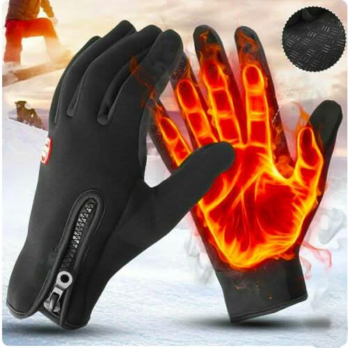 Thermal Gloves Windproof Touchscreen Non-Slip Grip