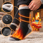 Thermal Socks Merino Wool Terry Lined Set of 3