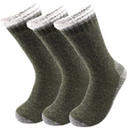 Thermal Socks Merino Wool Terry Lined Set of 3