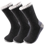 Thermal Socks Merino Wool Terry Lined Set of 3