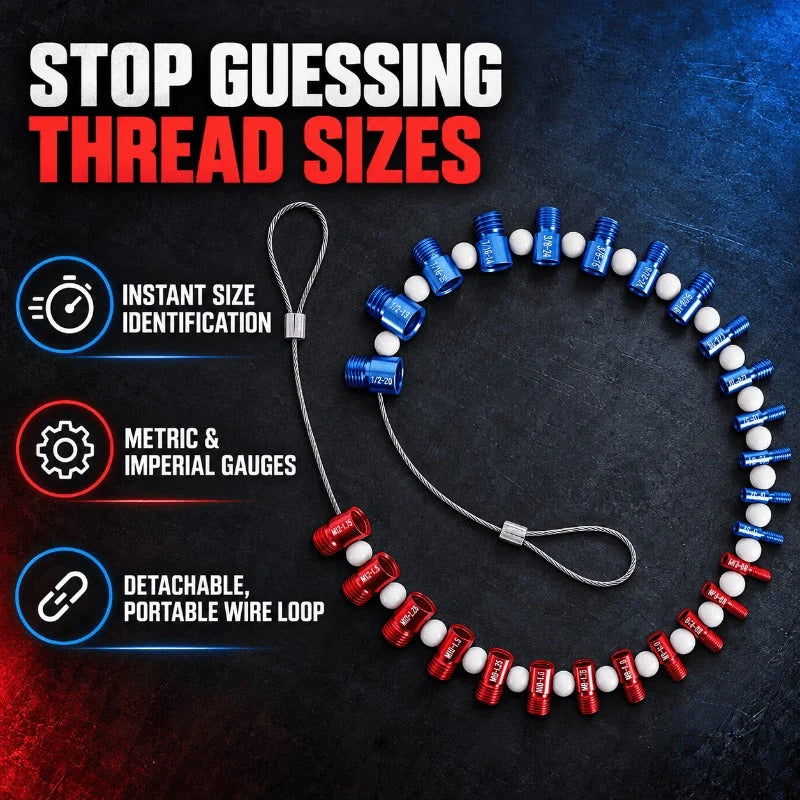 Thread Checker 26-Piece Metric & Imperial Set