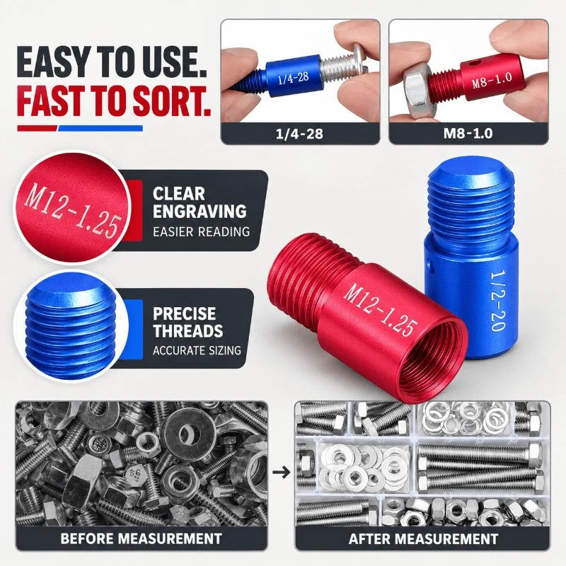 Thread Checker 26-Piece Metric & Imperial Set